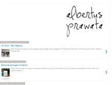 Tablet Screenshot of albertusprawata.com